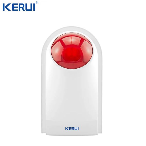 Senhor Kerui J008 Flash sirene Sirene externa externa à prova d'água Sirene Sons Flash Sirene Alarm Sirene para Sistema de Alarmes de Segurança em Casa