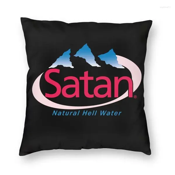 Kissen Satan natürliche Hölle Wasser Unisex Grafik Tee Tumblr Mode lustige Männer Cover Sofa Home Decor Square 40x40