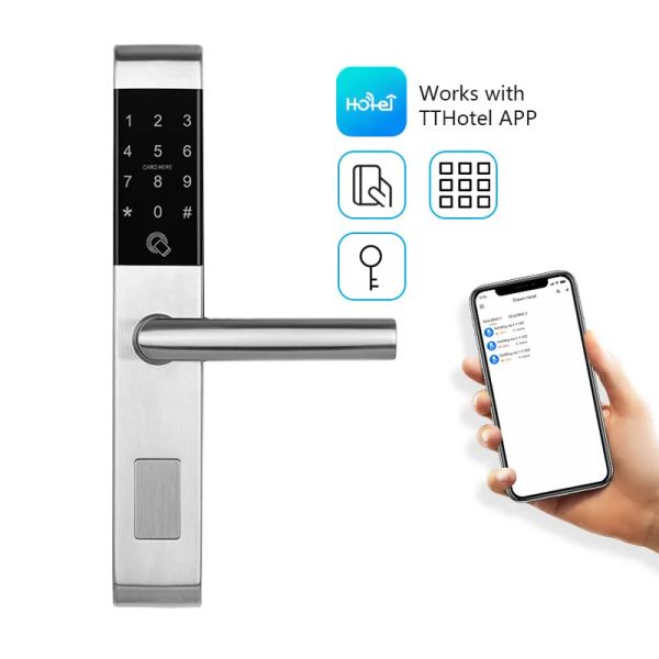 Blocca wireless online ttlock tthotel App Sicurezza password elettronica Smart Door Door Lock for Hotel Apartment Airbnb Residential Airbnb