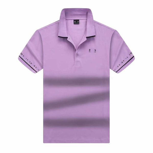 Designer Polo Shirt Mens Polos Tshirt chefes moda marca de luxo camiseta de golfe casual de golfe puro algodão respirável mangas curtas T camisetas 2024 Top de verão Tuzp