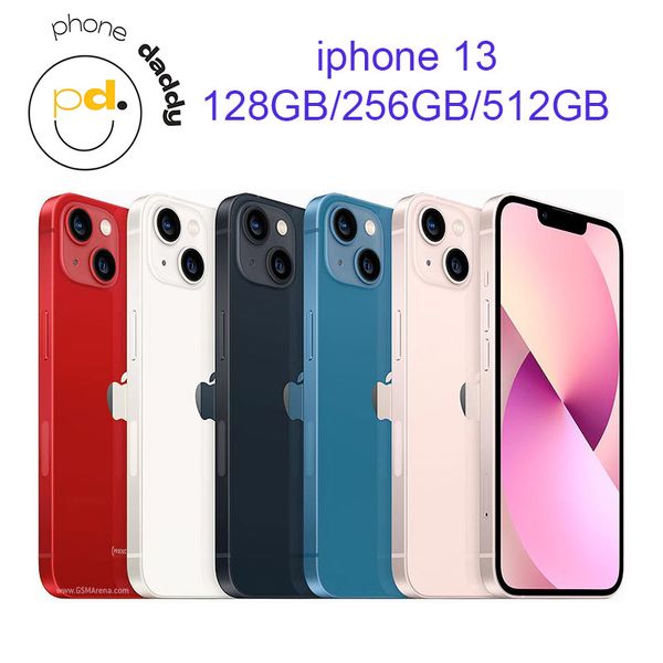 Originale Apple iPhone 13 128GB/256GB/512 GB Telefono cellulare 5G LTE Face ID NFC iOS A15 Bionic Hexa Core 6.1 '' 12MP12MP 3240MAH