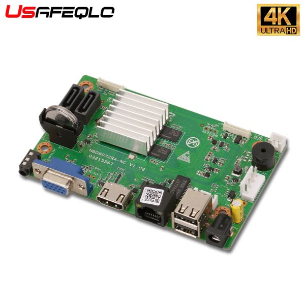 Recorder H.265 32ch 4K NVR -Netzwerk DVR Digital Video Recorder Board IP -Kamera MAX 8T -Bewegungserkennung OVNIF CMS Xmeye Sata Line P2P Cloud