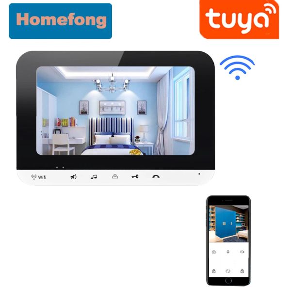 Intercom Homefong Tuya Smart Wi -Fi -интерком -система для домашнего беспроводного телефона.