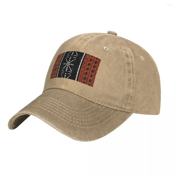 Ball Caps Красивая африканская грязная ткань ковбойская шляпа Дети военная капля мужчина для женщин