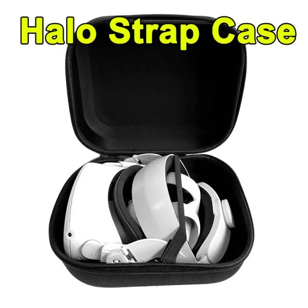 SCHEDE PORTATILE HALO CINGOLA PER OCULUS QUEST 2 CASE CASE DI PROTEZIONE EVA EVA CON ACCESSORI VR HANDERE