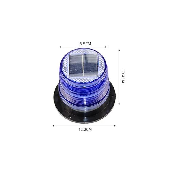 Luz de teto de LED movido a energia solar para ônibus escolares e alarmes de carros Strobe Warning Beacon com indicador piscante