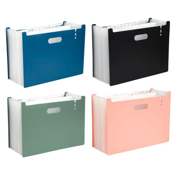 BAGO ESTAÇÃO TELESCOPAIS BACA vertical de órgãos A4 Bolsa de armazenamento Inserir camada de papel Data Book Document File Organizer