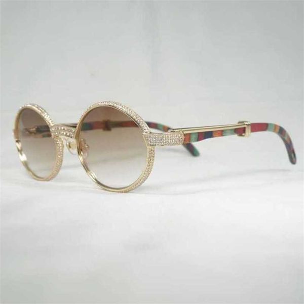 Novo 20% de desconto para designers de luxo óculos de sol vintage Men, homens de búfalo naturais de búnzas para clubes de condução de clubes de madeira oval oval Oculos Oculos ao ar livre