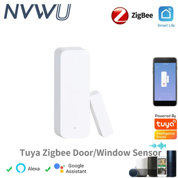 Intercom Tuya Wifi Zigbee Sensor Smart Door Door Home Door Detectors Sensor SmartLife SmartLife Funziona con Google Home Alexa