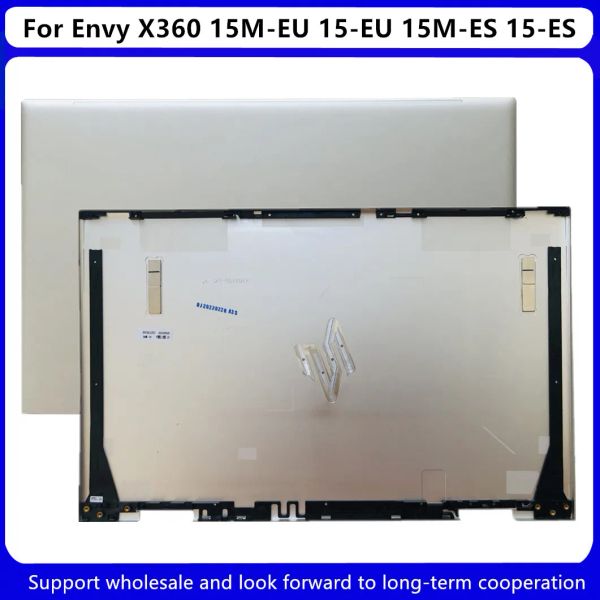 Карты Новые для HP Envy x360 15MEU 15EU 15MES 15ES Ноутбук ЖК -дисплей задней крышки верхняя крышка заднее серебро / коричневый M45477001 M45447001