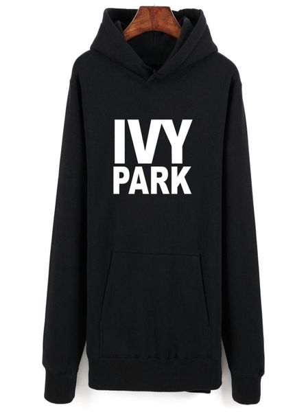 Beyonce Ivy Park Fashion Tema Winter Men Hoodies Sweatshirts Set Sleeve Letters Sweatshirt Hoodies Roupos casuais pretos Y2009050367