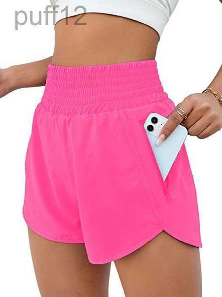 Lu Yoga Zitronen Algin Womens Shorts Sport Hotty Hot High -Taille -Strecke, die Leggings Seitentaschen Anti Blare Elastic Slimming Pant Strumpfhosen ll Alig Hbh1 leiten