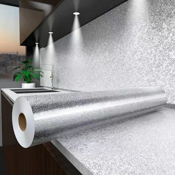 Pencere Çıkartmaları Mutfak Duvar Yağı Dolabı Yağ Proof Kendi Kendinden Yapışkan Su Geçirmez Nem geçirmez Yüksek Sıcaklığa Dayanıklı