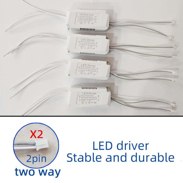 Adaptador de motorista Iluminação de duas vias 60W 80W 100W 120W Transformador não isolado AC220V para substituição de luz de teto LED