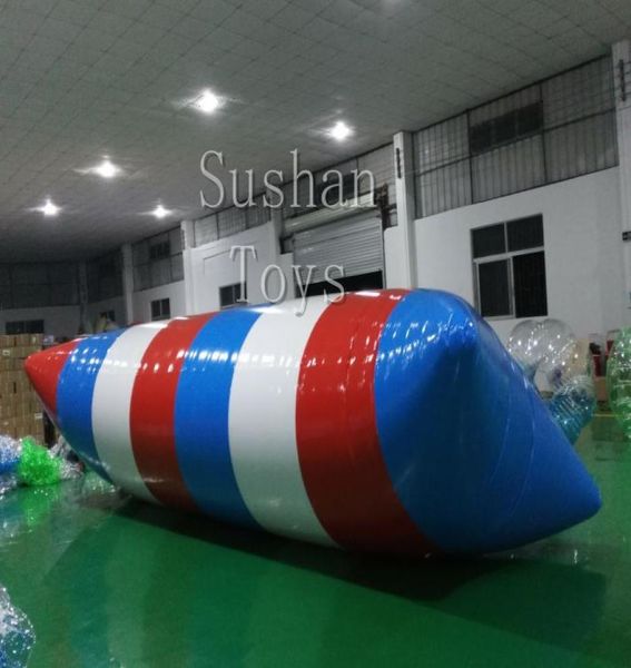 7x3m aufblasbarer Wasser Blob Jump Pillow Wasser Blob Sprungbeutel aufblasbares Wasser Trampolin für 9930616
