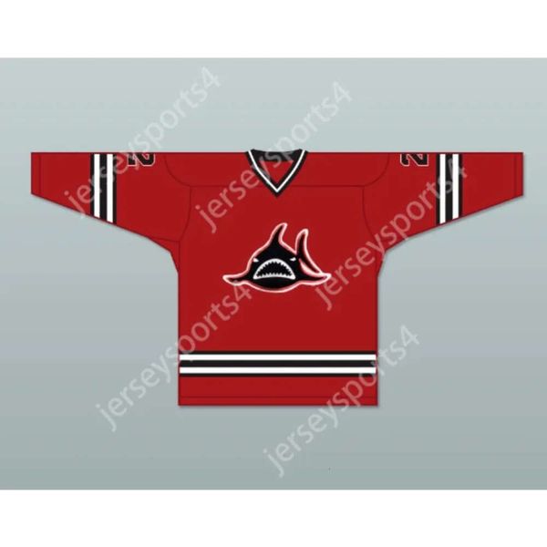 Gdsir Custom Gary Veneruzzo 2 Wha 1972-73 Los Angeles Sharks Hockey Jersey New Top ED S-M-L-XL-XXL-3XL-4XL-5XL-6XL