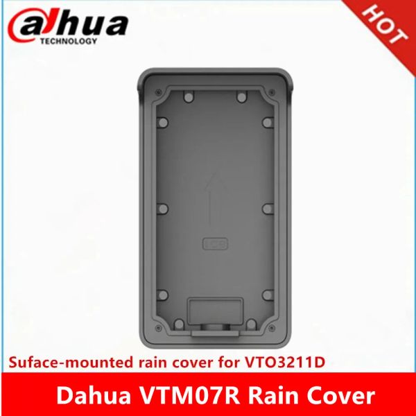 Kapı Zilleri Dahua VTM07R Yağmur Kapağı Alüminyum Alaşım Sufacemounted VTO3211DP1/P2/P4S2 VTO Braketi IP65 Dahua için Ev Güvenliği Kapı Zili