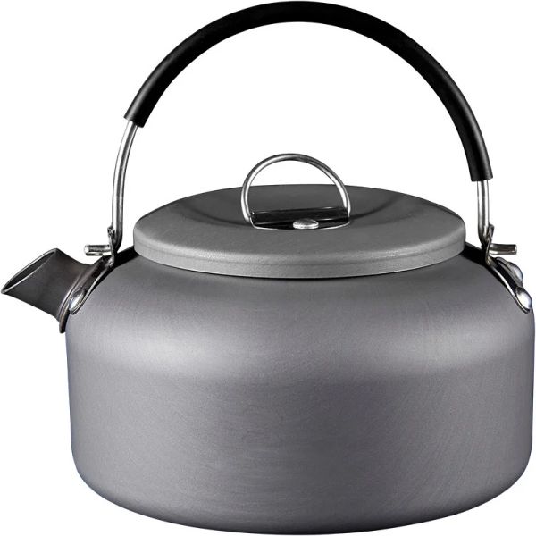 Suprimentos 0,8L/1,4L Lightwoor Lightweight Aluminium Camping Belictle Kettle Coffee Pot Kettle para camping Backpacking