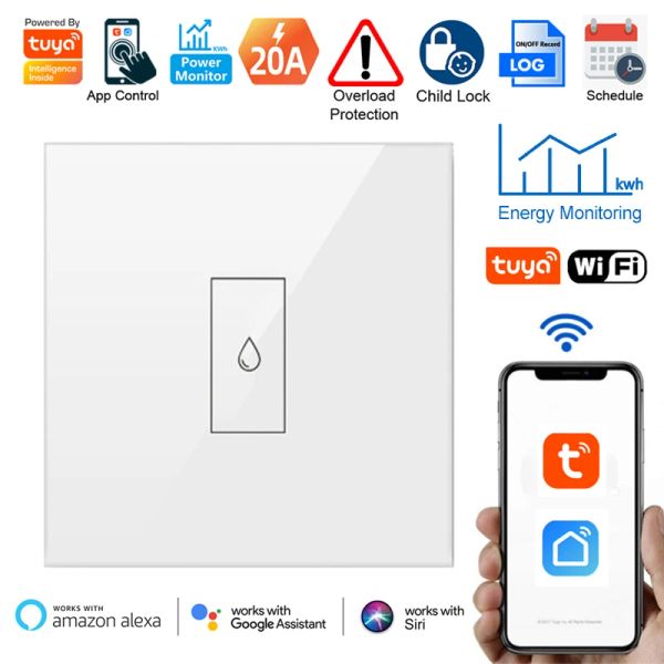 Kameras EU WiFi Kessel Warmwasserbereiter Switch Tuya Smart Life App Fernbedienung Timer Stromvermonung Überlastschutz funktioniert mit Alexa