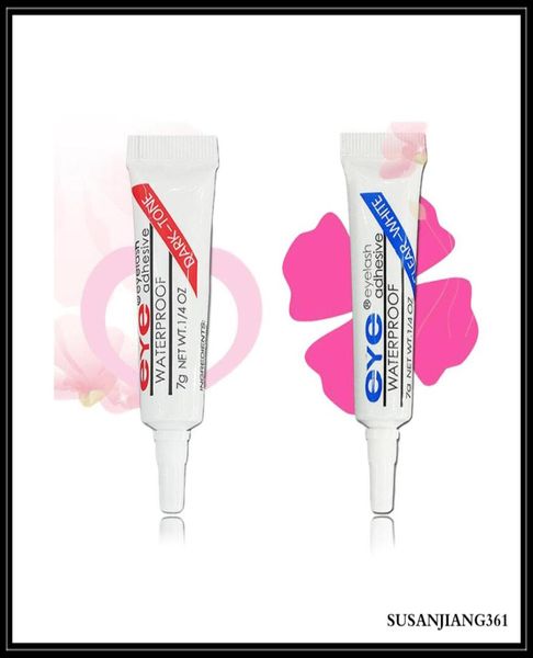 Epack Eye Lash Glue Black Branco Adesivo de maquiagem Impermeável Os cílios falsos adesivos Glue9936068