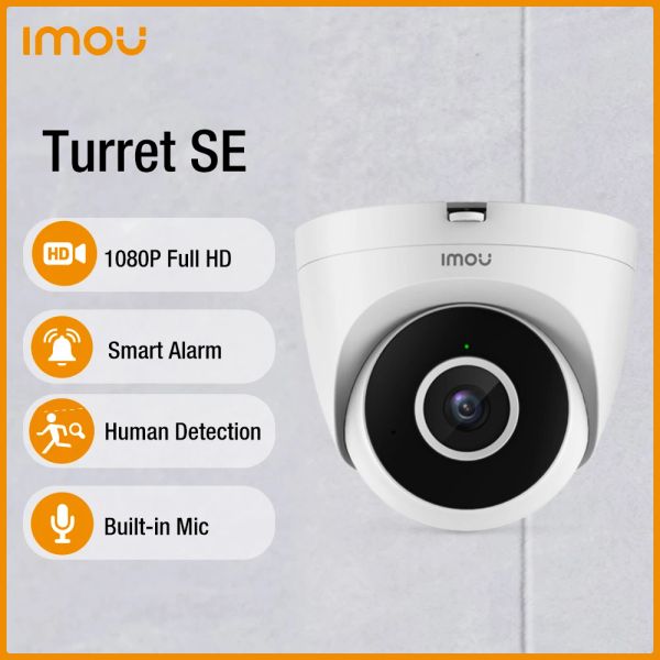 Камеры Dahua Imou Turret SE 4MP H.265 Wi -Fi Camera Detection Detection Уведомление о сигнализации с микрофоном Onvif Smart Indoor Camera