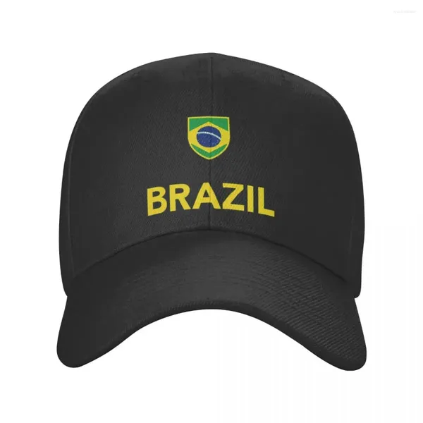 Capas de bola Cool Brasil Brasil Futebol Baseball Cap homem Mulheres Mulheres personalizáveis Adult Braom Branduliana Papai Hat Spring Spring