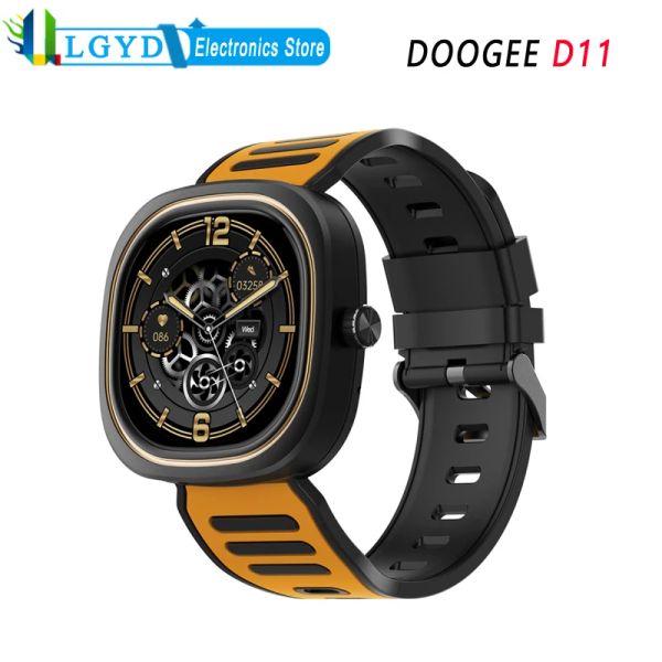 Orologi Doogee D11 Smart Watch IP68 Waterproof 1,32 pollici Supporto schermo TFT 70 Modalità multisport Monitoraggio dell'ossigeno nel sangue