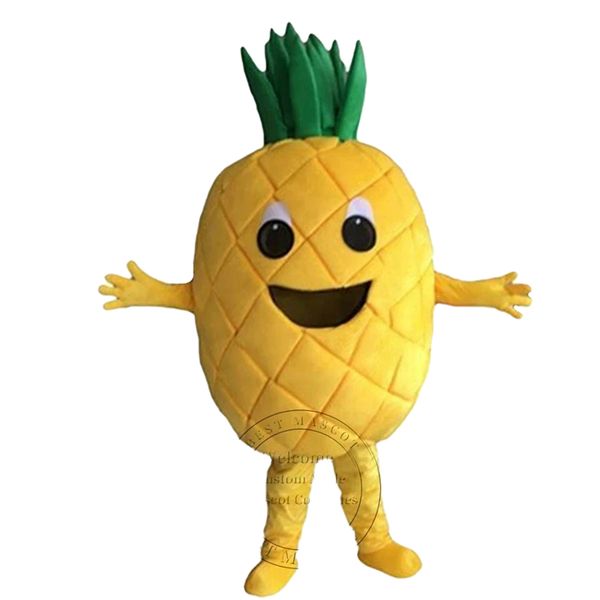 2024 Halloween Adult Pineapple Mascot Costume tem tema de fantasia de traje de festa de aniversário publicitária