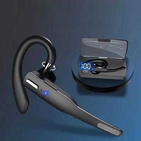 2024 YYK525 Asma Kulak Kablosuz Bluetooth Kulaklık 5.1 Eller serbest ENC Çağrı Gürültü Azaltma Sürüş Tek kulak iş kulaklıkları YYK525