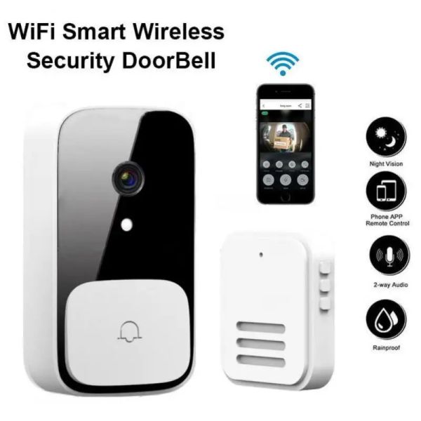 Doorbell akıllı kapı zili kamera wifi kablosuz çağrı interkom video için video için kapı çan ring telefon için akıllı ev güvenlik koruma