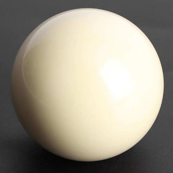 Tavolo da biliardo da 1 pc palla da biliardo 52,5 mm / 57,2 mm Billar White Cue Ball Billiard Ball Billiard Equipment INTERFINETMENT ETTREZZATURA 240327