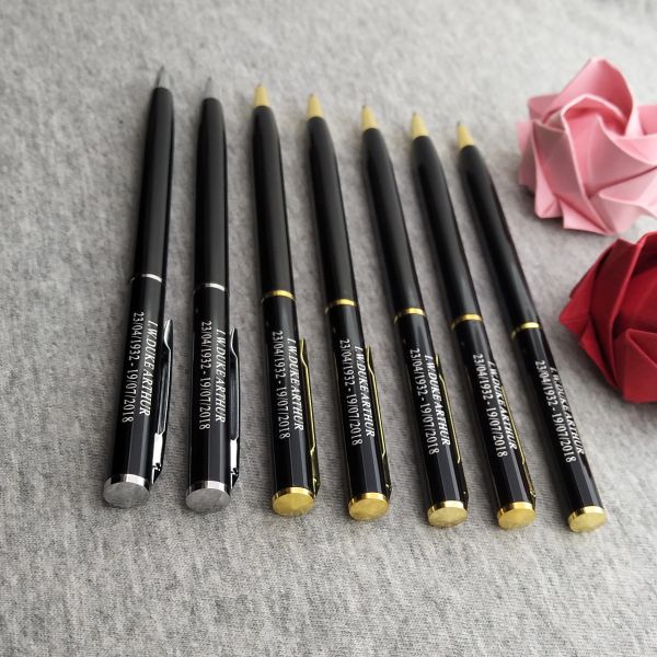 Pens Hot omaggi gratuiti per festa di nozze festa per il nuovo anno miglior compleanno omaggi personalizzati con i tuoi desideri parole e logo stampato