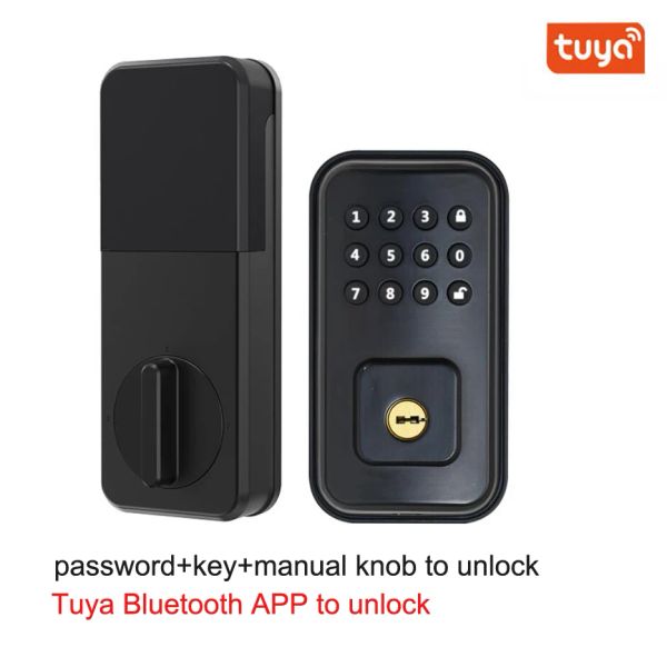 Заблокировать Tuya Bluetooth Smart Lock Паральный контроллер пароль Digital Electronic Auto Lock для домашней безопасности