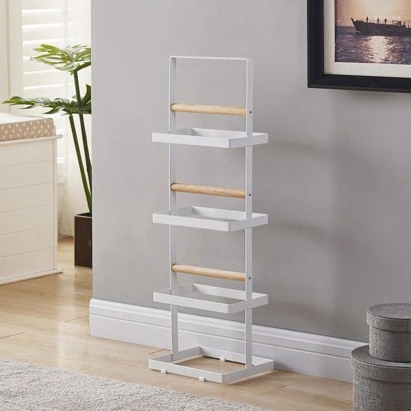 Armazenamento de cozinha Nordic Ins Iron Style Shoe Rack Home Sala de estar simples Multi-camada