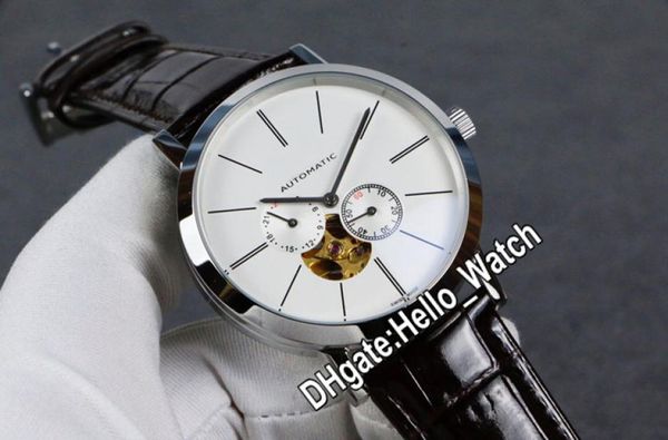 Nuovo altiplano a buon mercato Altiplano Steel Caes G0A29112 Miyota 8215 Tourbillon MENS AUTOMATICO MENS ORGCIALE White Dialtra White Watch Watches Hellowatch 89826602