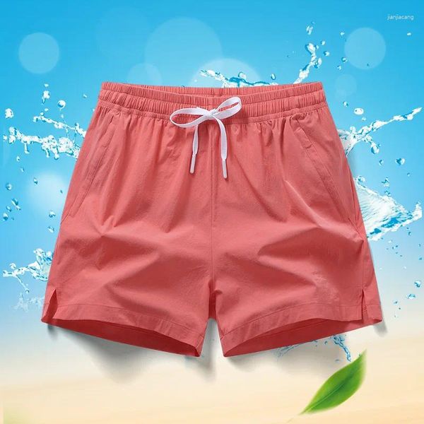 Shorts masculinos 2024 para treinar esportes para treinar a praia de caminhada para ciclismo de ciclismo calças casuais divididas