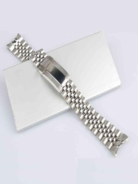 Высококачественный 316L Solid Vint Links Braf Bracelet Jublee с 20 -миллиметровой серебряной застежкой для Master II7086698