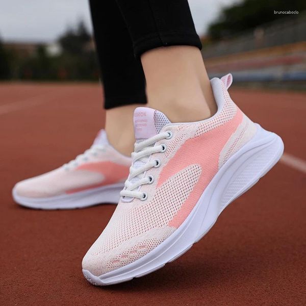 Casual Shoes Studenten gewebt atmungsaktiven absorbierenden leichten Sprungseil weiche elastische Sportarten für Frauen
