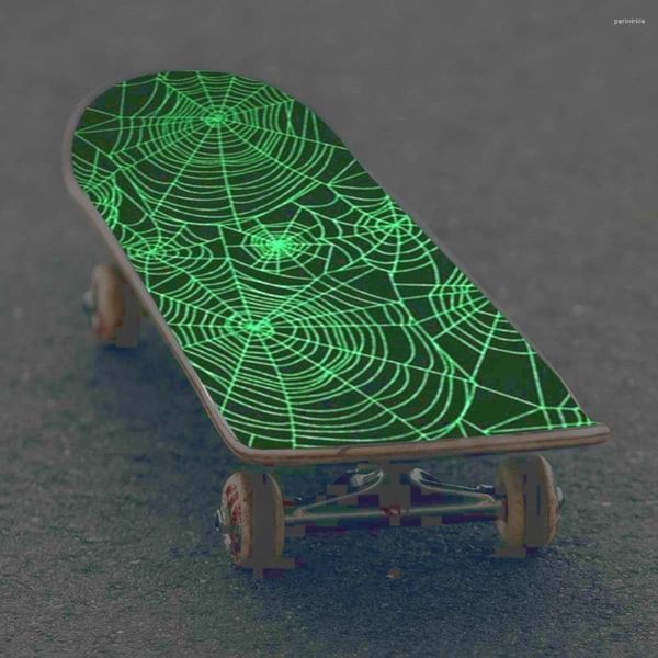 Fensteraufkleber Ewin Luminous Skateboard Grip Tape Selbstkleber Scooter 9 33 -Zoll -Glühen im dunklen Anti -Skid -Sandpapier Lija Skate Aufkleber