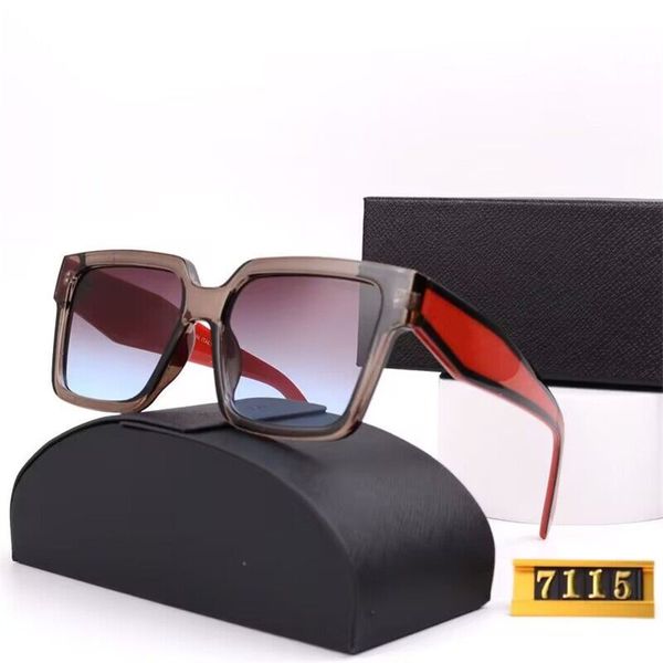 Nuovo stile Top Classics Designer Occhiali da sole Strama quadrati occhiali da sole per donne Travel Photography Golini regalo Beach Shadeing UV Protection Glasshi polarizzati