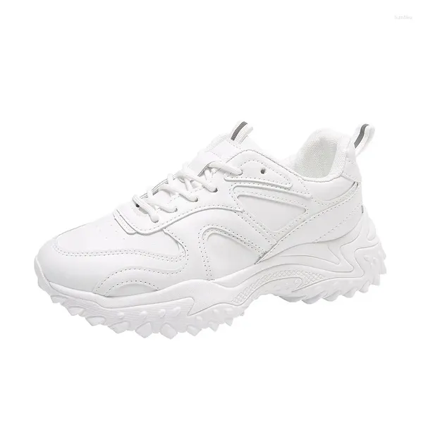 Fitness Shoes Women Women Chunky Sneaky White Platform Sports 2024 Autumn moda Trend Aumento das senhoras Ly Plataforma Zapato Mujer