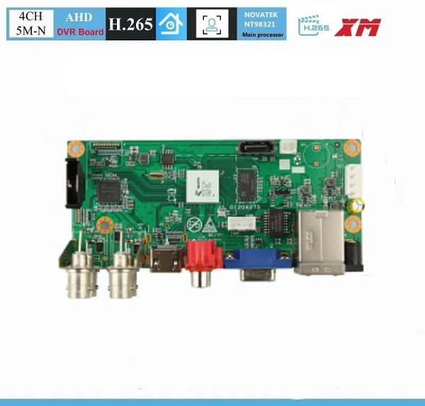 Recorder XM 4ch 6 in 1 AHD CVI TVI IP CVBS 5MPN CCTV DVR -Board -Unterstützung Bewegungserkennung und 4 -Datensatzmodus -Videoüberwachung