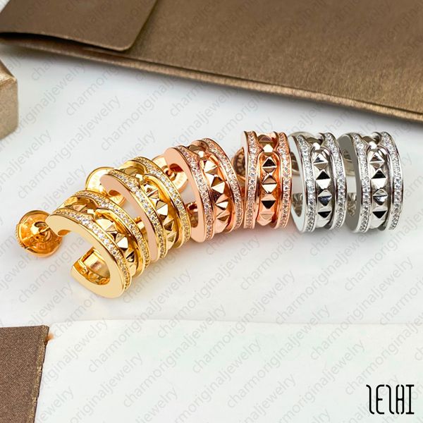 Bulgarie Ohrring Designer Ohrringe Fashion Hengst Ohrring Gold Studs für Frauen Brautohrmanschette Große Gold Ohrring Roségold Hoops Frauen Schmuck Braut Schmuck Schmuck