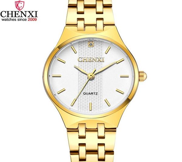 Avanadores de pulso Luxo Mulher Gold Bisk Aço inoxidável Minimalismo simples Retro Antique Lady Lady Casual Awatch Golden High Quality Fe6139740