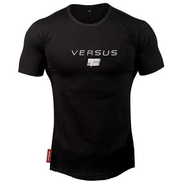 Camisetas de camisetas masculinas Men camisetas letra de letra de camisa muscular impressa Caminhão de treping de treping Treping thretness t camisetas de algodão para homens 2445