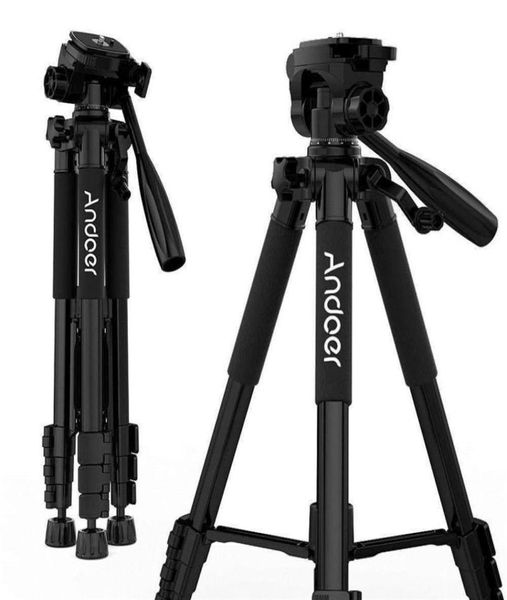 Profesyonel Kamera Tripod Taşınabilir Seyahat Alüminyum Pografi Kamera Tripod Stand Tutucu SLR DSLR Kamera ile Taşıma Çantası Phon8170708