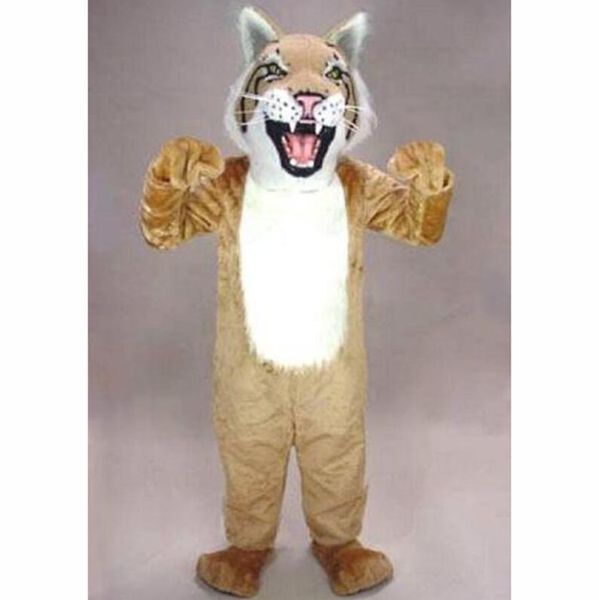 2024 Fantas de mascote de Halloween Tiger Costume personalizado Fantasma de anime Mascotte tema fantasma Fantas