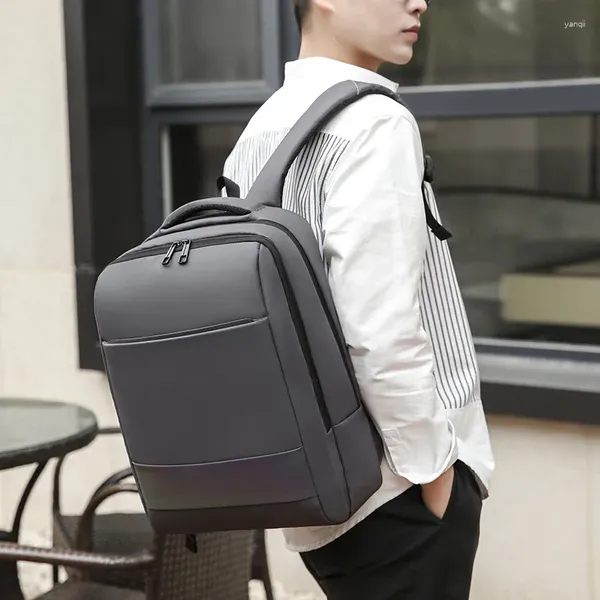 Backpack Multi-Function Leather Film Business Computer USB Business Business USB