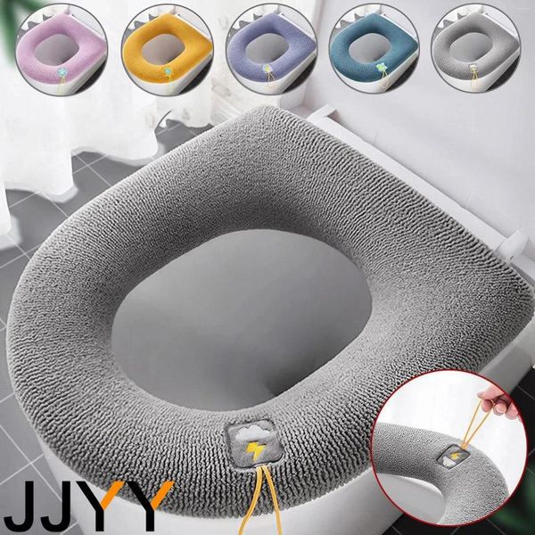 Copertine per sedili del gabinetto Jjyy Copertura universale Modello di zucca Closestool Mach Cushion Cushion Cuscinetto Accessori per il bagno