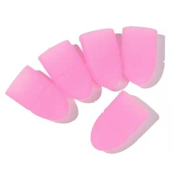 Prego de tampa de silicone para remover o enxênte de gel de enxurarnias de envernizar as unhas de imersão de imersão Caps Removedor de gel Ferramentas de manicure de arte unhas reutilizadas